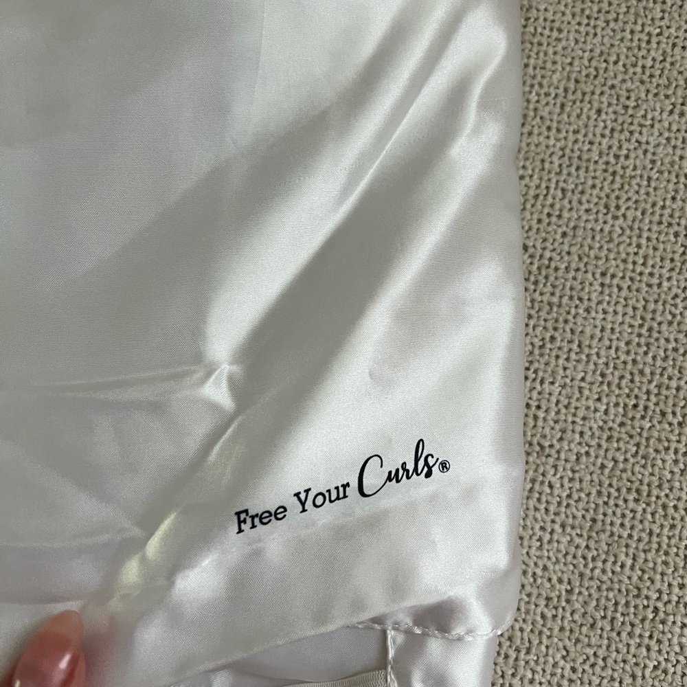 Free your curls satin crib mattress cover